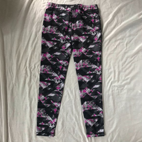 Fila Sport Black Pink High Rise Running Legging - Picture 3 of 6
